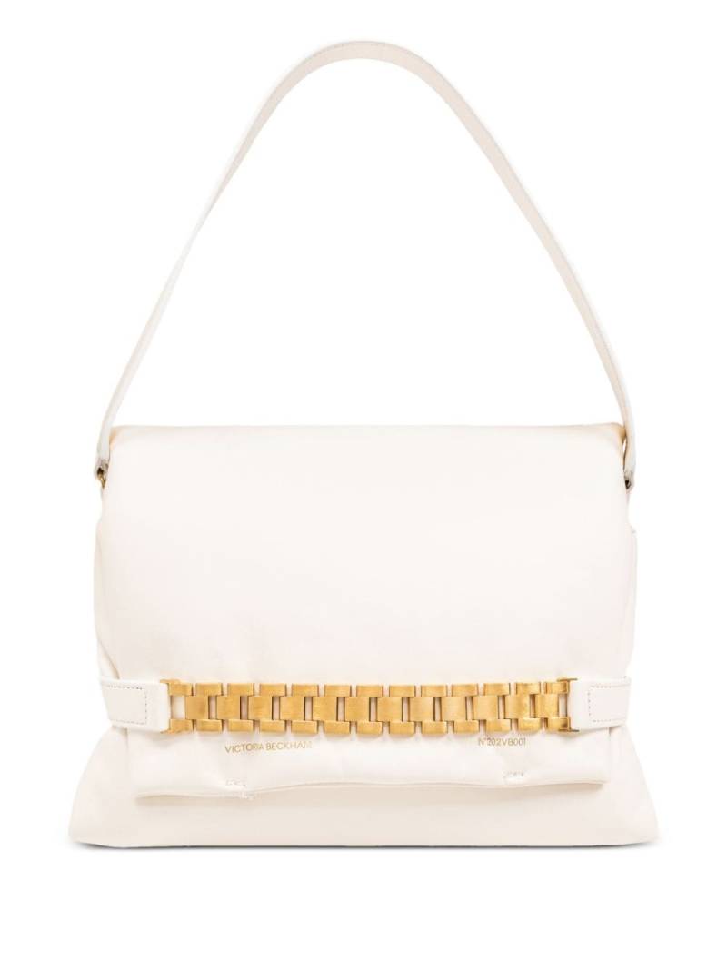 Victoria Beckham Chain Pouch leather handbag - White von Victoria Beckham