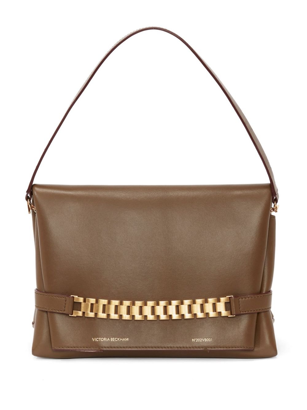 Victoria Beckham Chain Pouch leather shoulder bag - Brown von Victoria Beckham