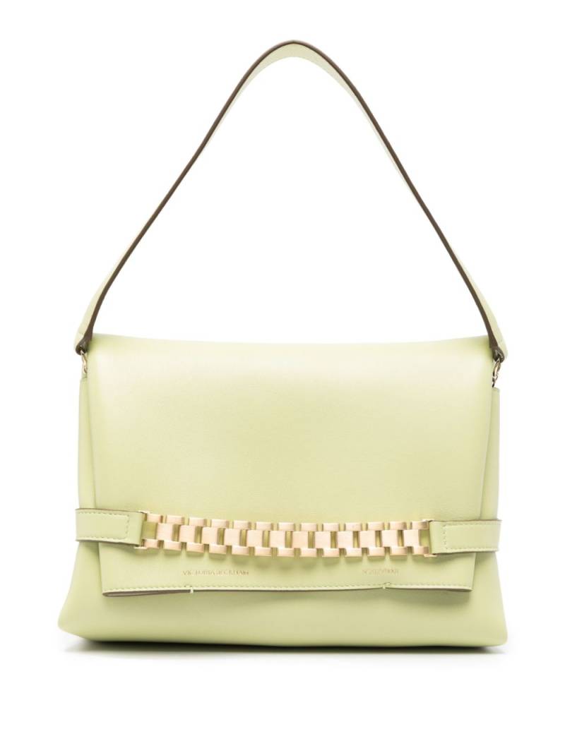 Victoria Beckham Chain Pouch leather shoulder bag - Green von Victoria Beckham