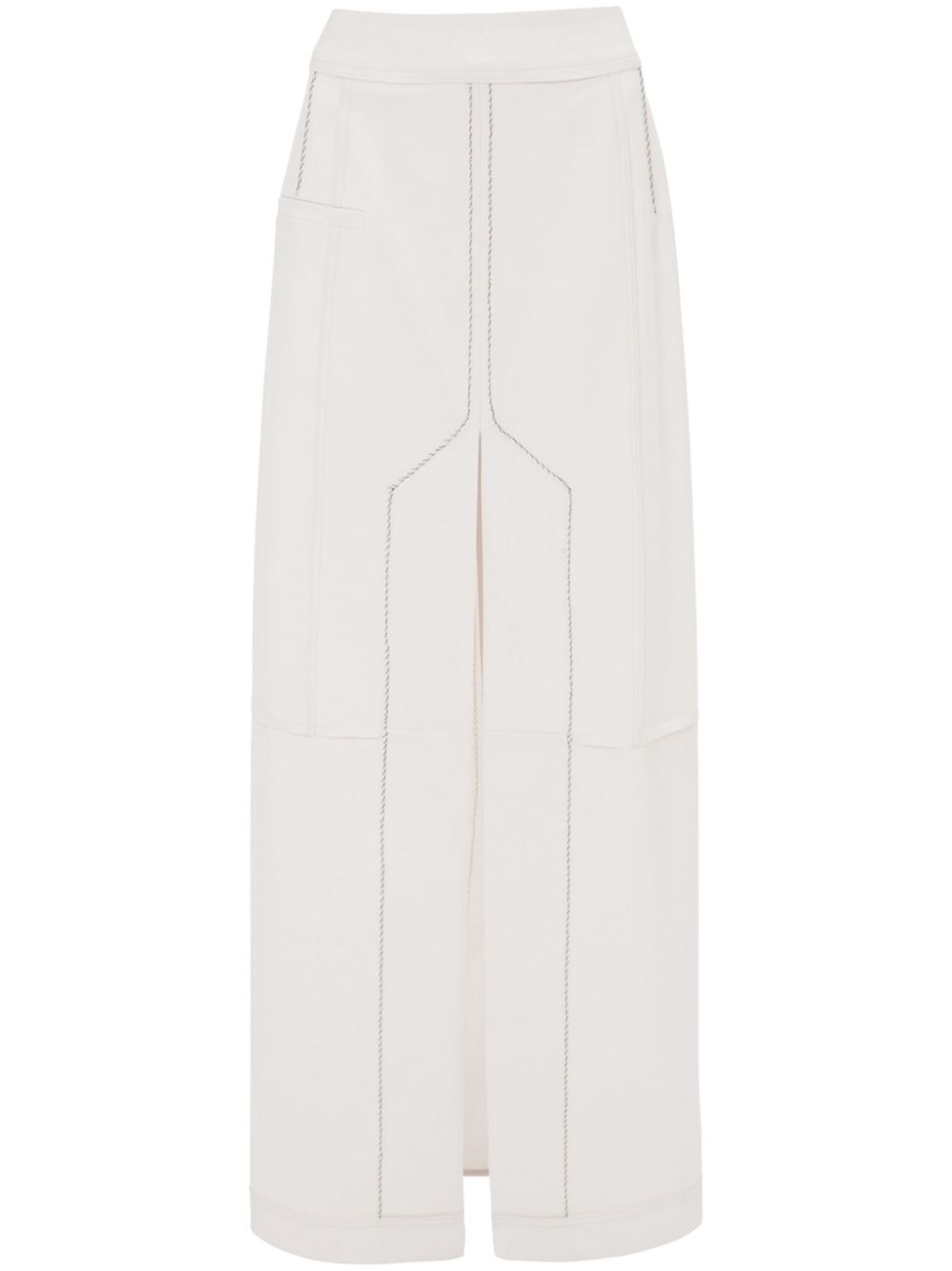 Victoria Beckham Deconstructed skirt - Neutrals von Victoria Beckham