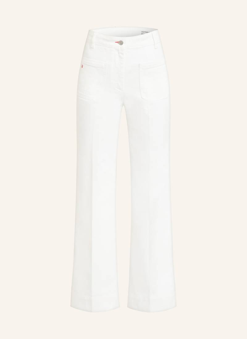 Victoria Beckham Flared Jeans Alina weiss von Victoria Beckham