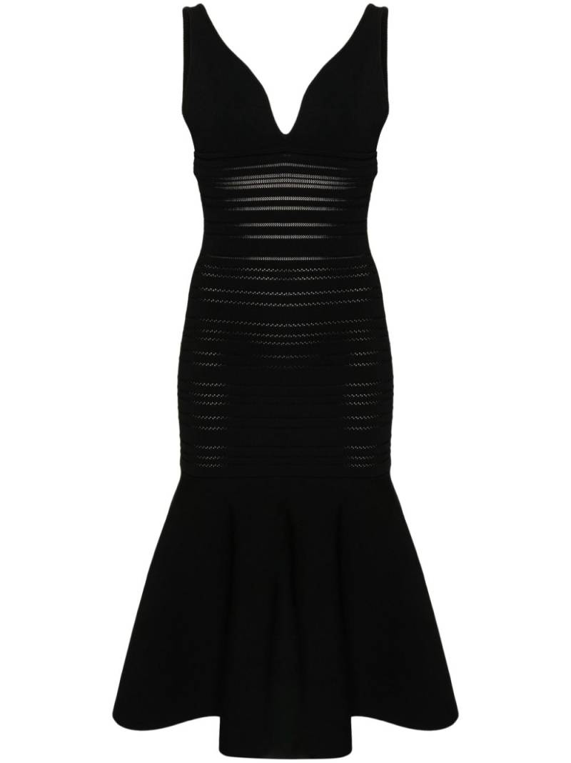 Victoria Beckham Frame Detail sleeveless dress - Black von Victoria Beckham