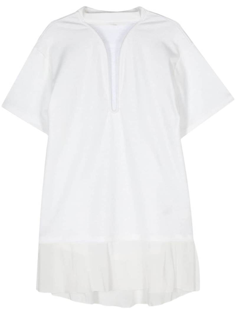 Victoria Beckham Frame cut-out T-shirt dress - White von Victoria Beckham