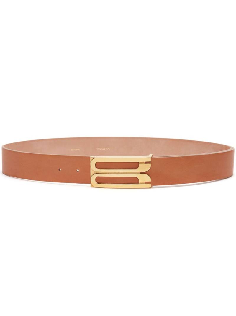 Victoria Beckham Frame leather belt - Neutrals von Victoria Beckham