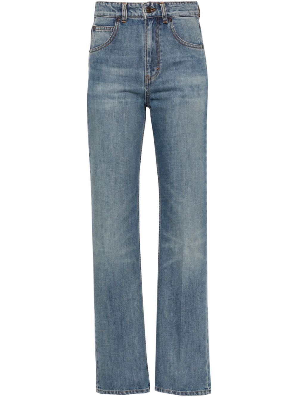 Victoria Beckham Julia high-rise slim jeans - Blue von Victoria Beckham