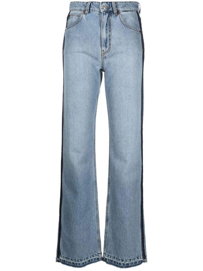 Victoria Beckham Julia high-waisted straight jeans - Blue von Victoria Beckham