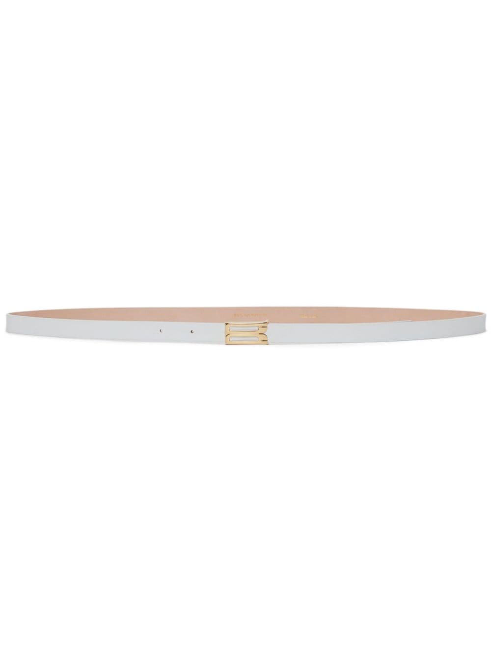 Victoria Beckham Micro Frame belt - White von Victoria Beckham