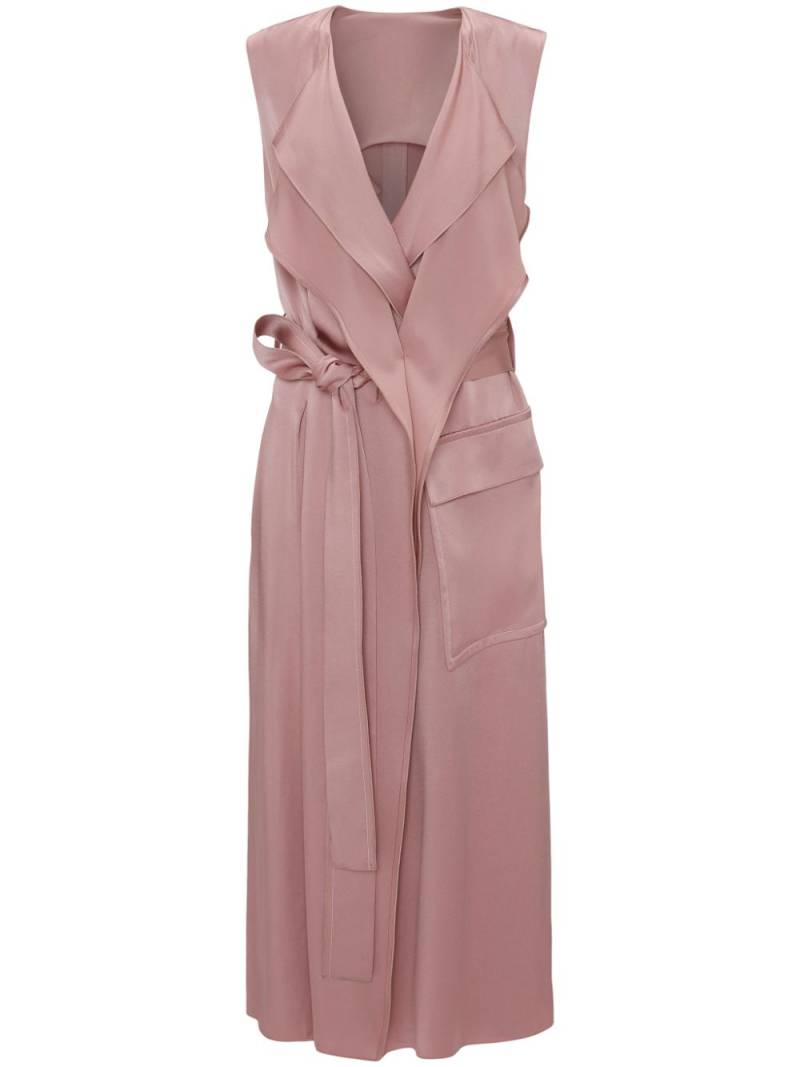 Victoria Beckham trench midi dress - Pink von Victoria Beckham