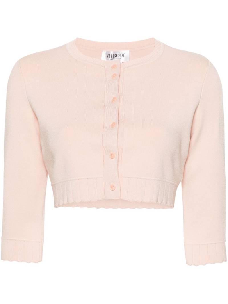 Victoria Beckham VB Body cropped cardigan - Pink von Victoria Beckham