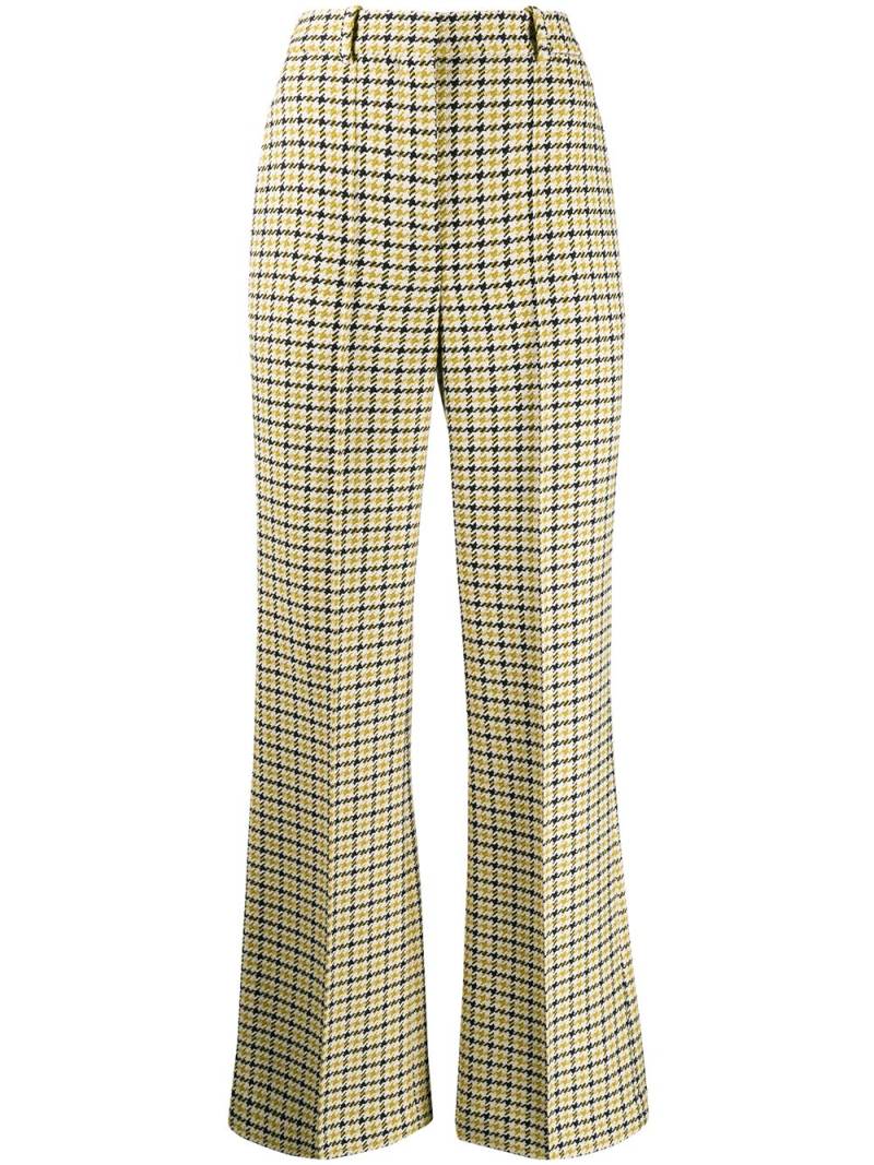 Victoria Beckham high-waisted flared trousers - Yellow von Victoria Beckham