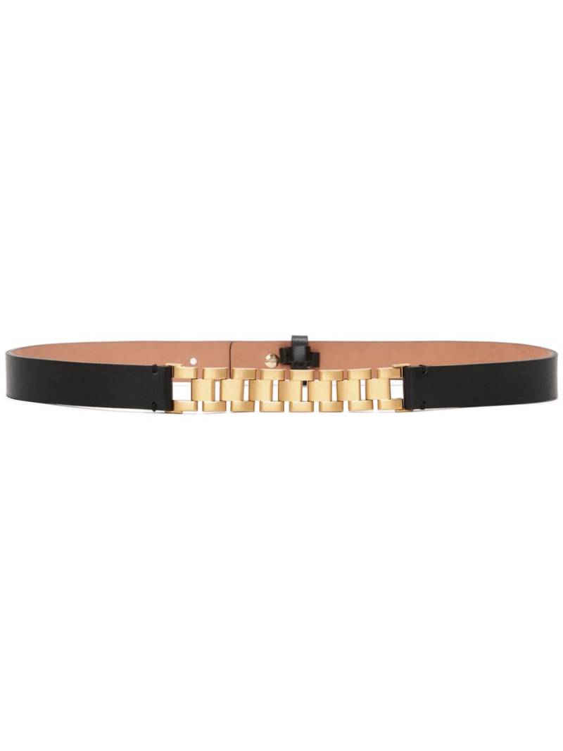 Victoria Beckham Watch Strap leather belt - Black von Victoria Beckham