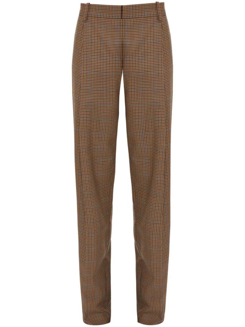 Victoria Beckham asymmetric tailored trousers - Brown von Victoria Beckham