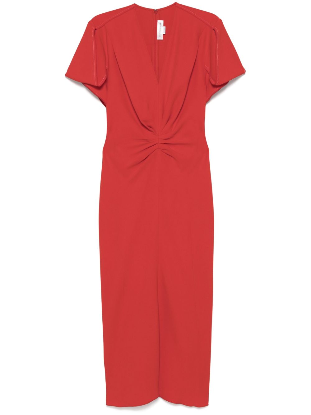 Victoria Beckham cady maxi dress - TOMATO von Victoria Beckham