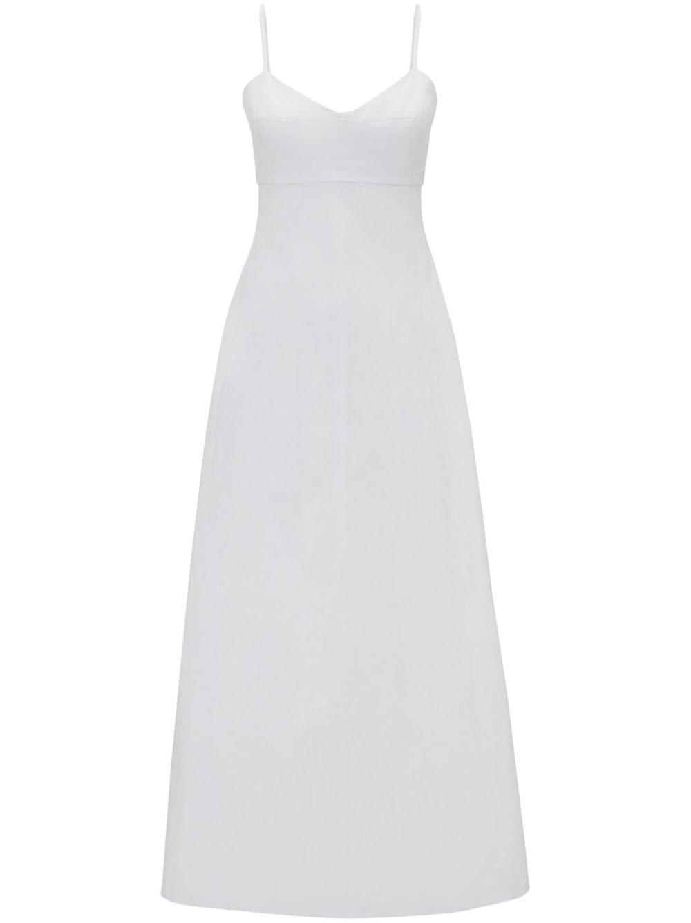 Victoria Beckham cami midi dress - White von Victoria Beckham