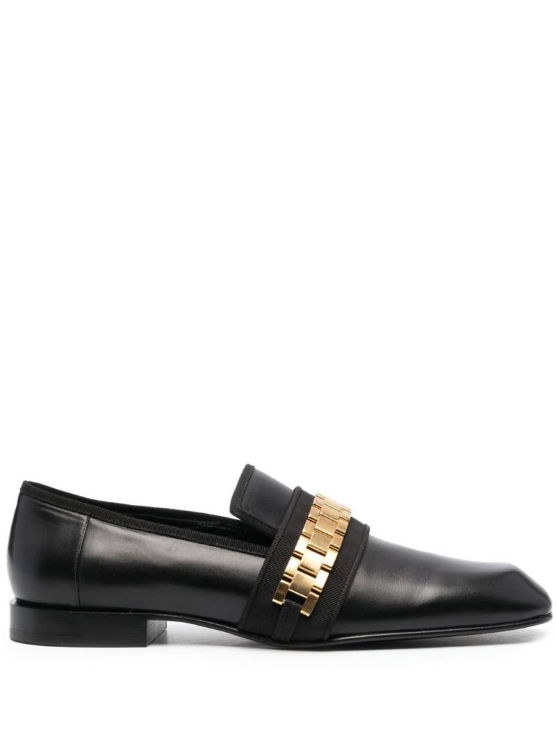 Victoria Beckham chain-link detail loafers - Black von Victoria Beckham