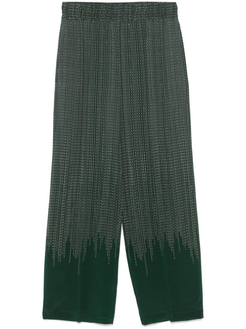 Victoria Beckham chain-link trousers - Green von Victoria Beckham