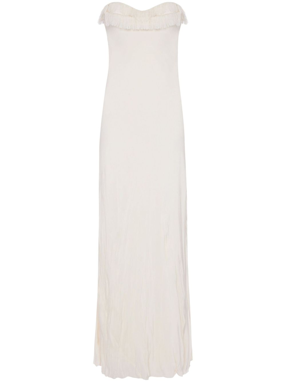 Victoria Beckham corset-style gown - White von Victoria Beckham