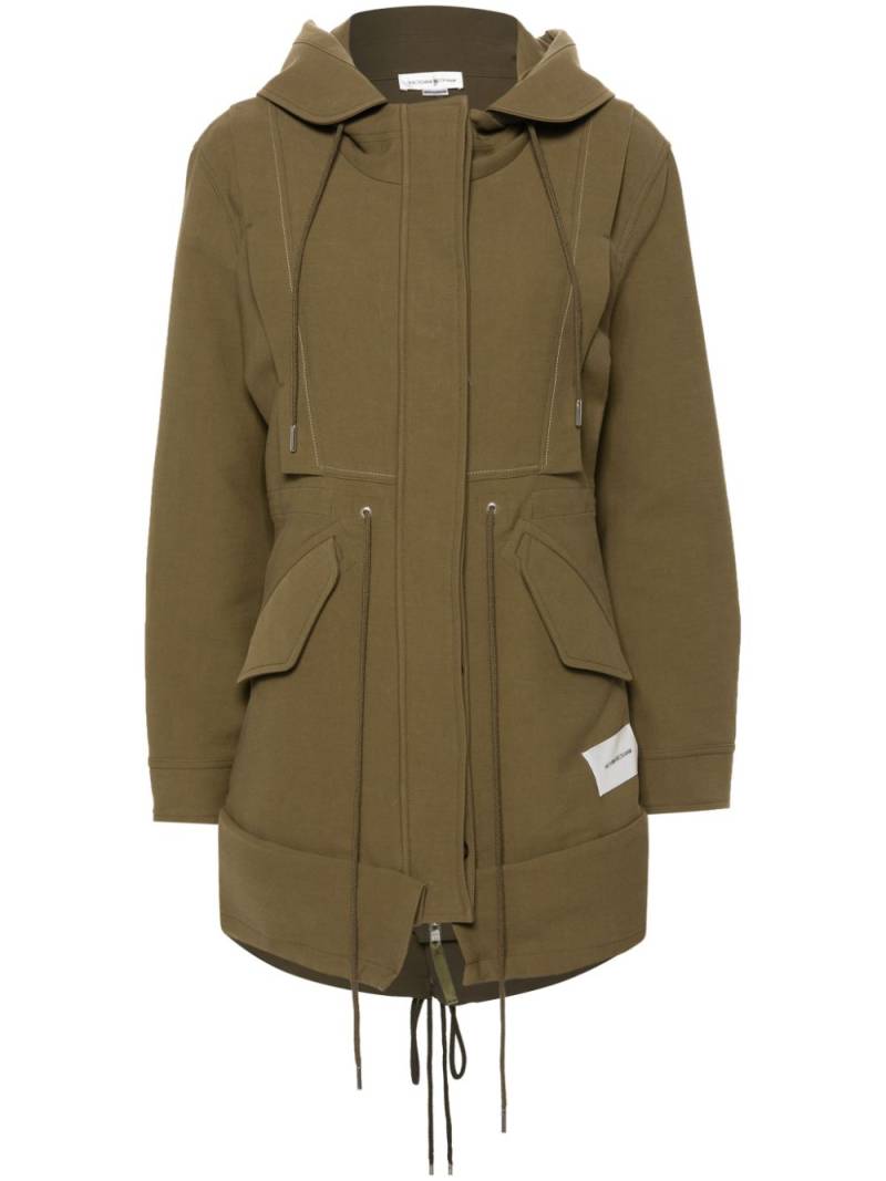 Victoria Beckham cotton hoodie coat - Green von Victoria Beckham