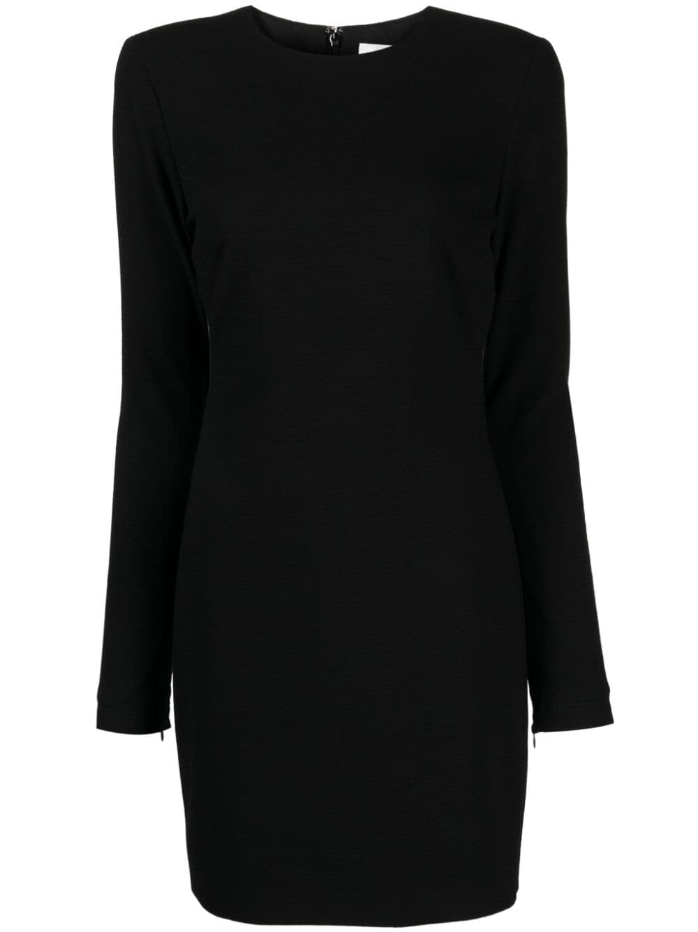 Victoria Beckham crepe virgin-wool blend minidress - Black von Victoria Beckham
