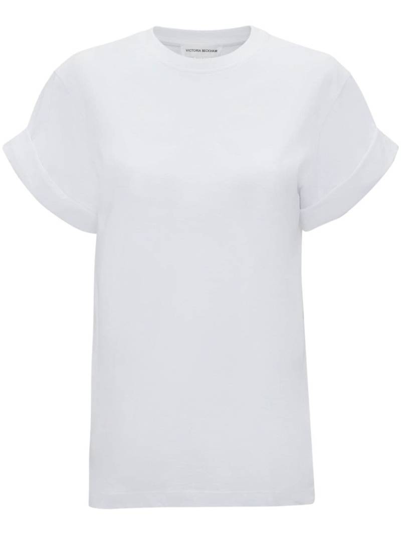 Victoria Beckham crew-neck organic-cotton T-shirt - White von Victoria Beckham