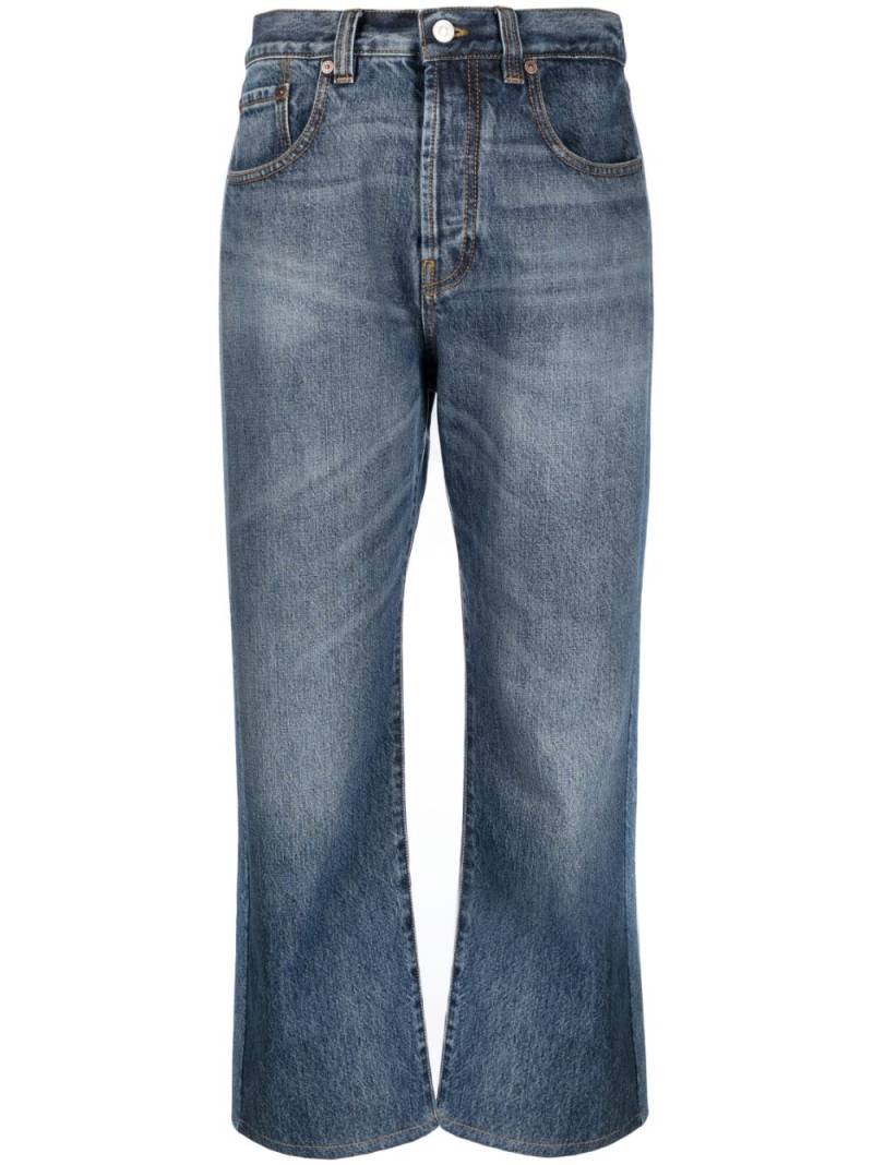 Victoria Beckham cropped flared jeans - Blue von Victoria Beckham