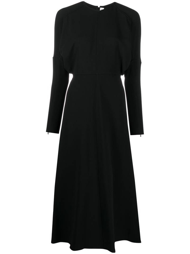 Victoria Beckham dolman-sleeve midi dress - Black von Victoria Beckham