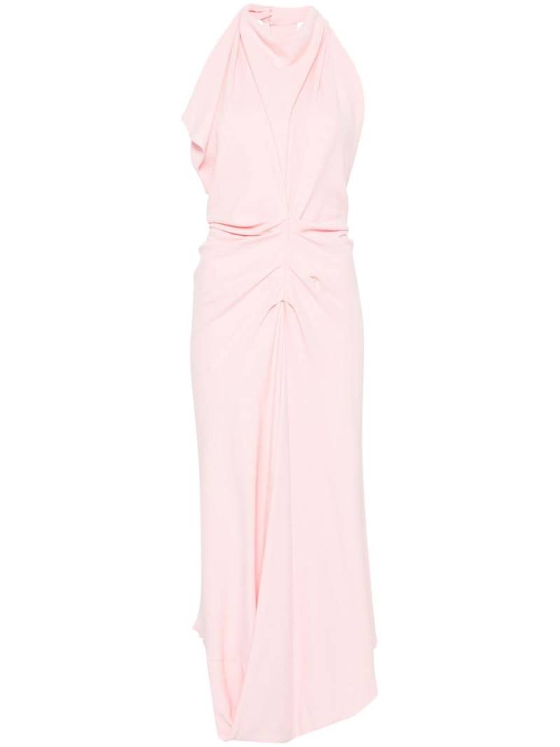 Victoria Beckham draped maxi dress - Pink von Victoria Beckham