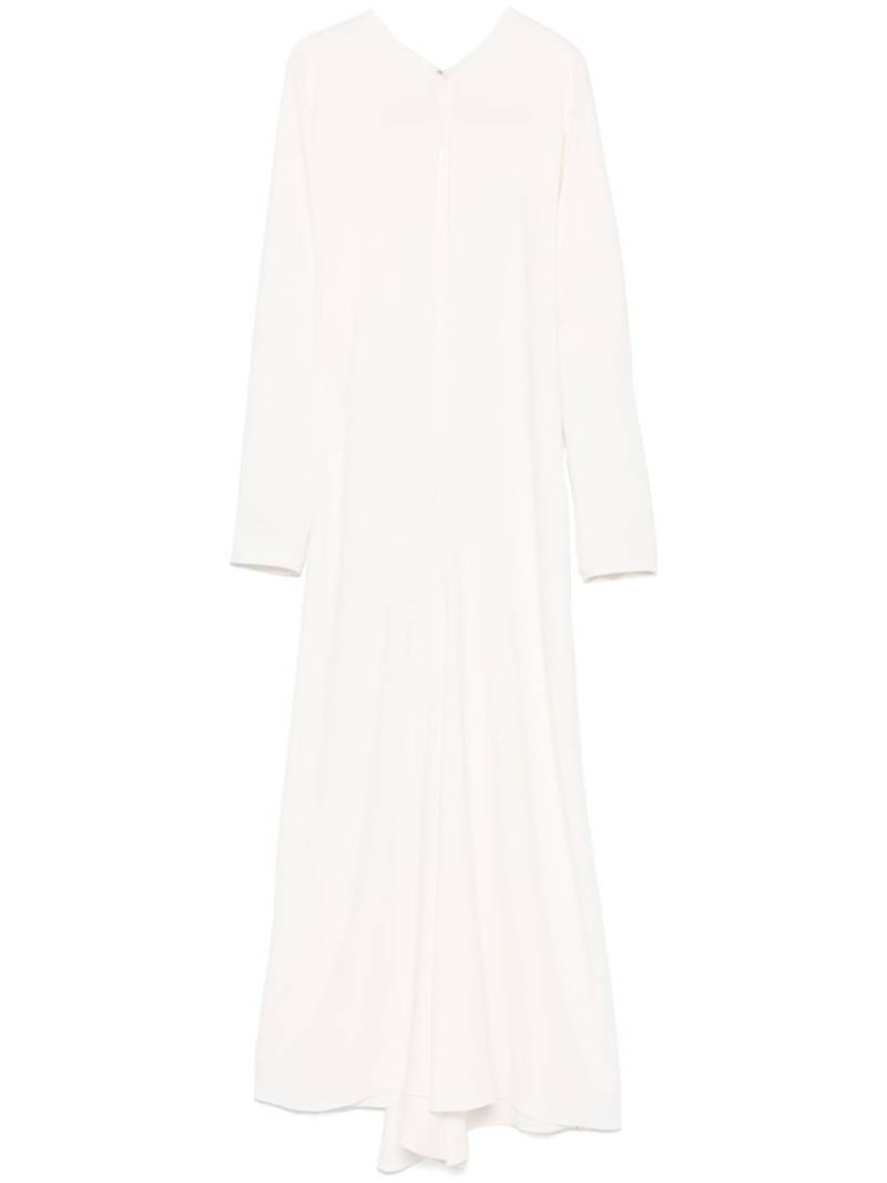 Victoria Beckham fine-ribbed crepe dress - Neutrals von Victoria Beckham