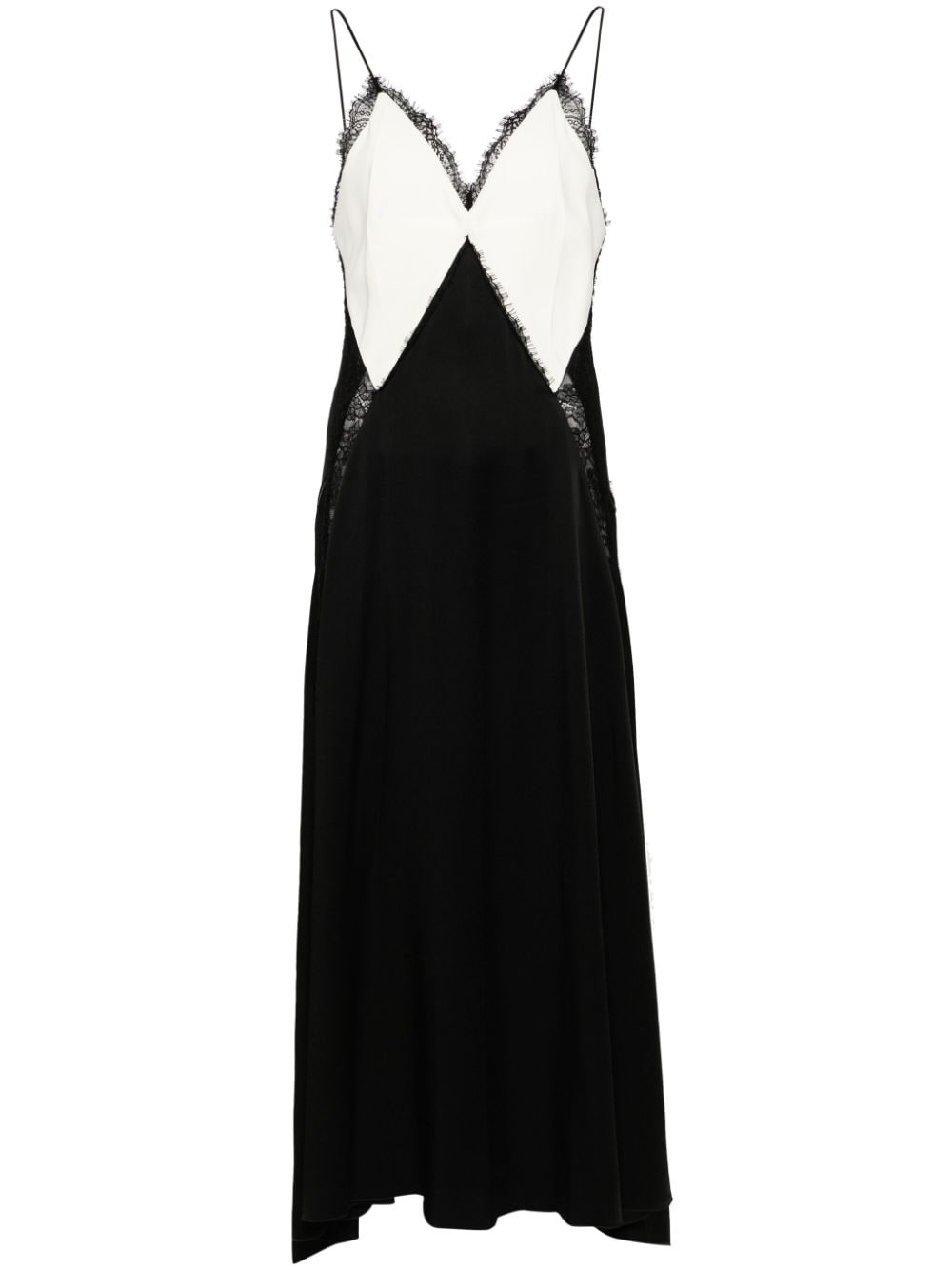 Victoria Beckham flared maxi dress - Black von Victoria Beckham