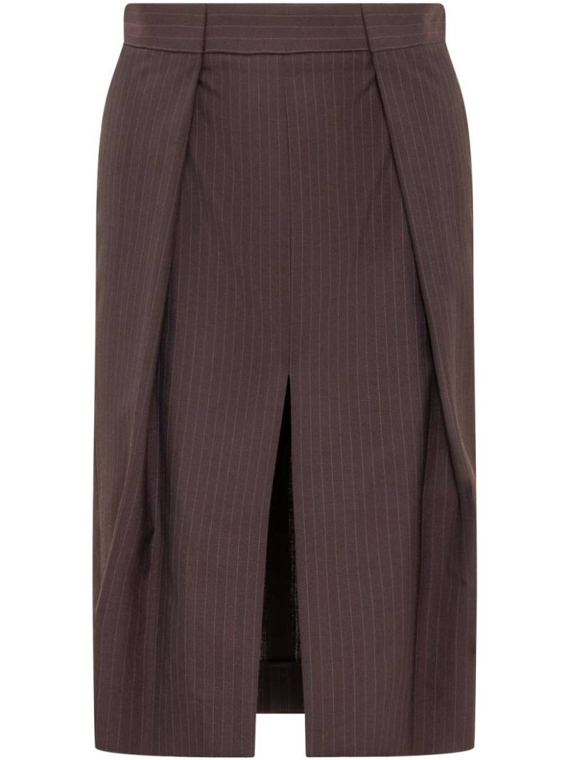 Victoria Beckham front-slit skirt - Red von Victoria Beckham