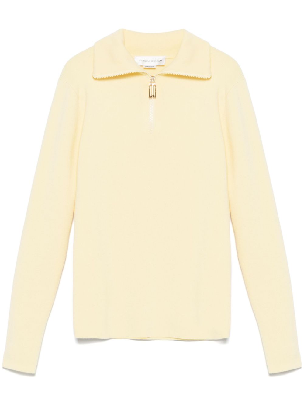 Victoria Beckham half-zip sweater - Yellow von Victoria Beckham