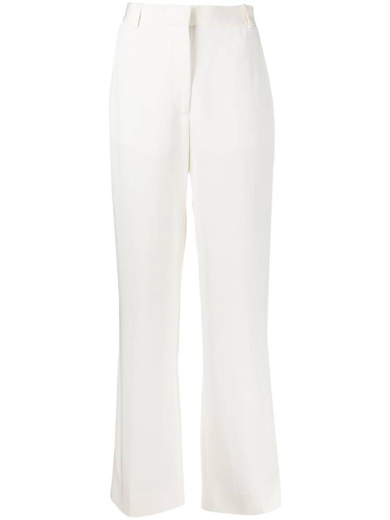 Victoria Beckham high-rise wide-leg trousers - White von Victoria Beckham