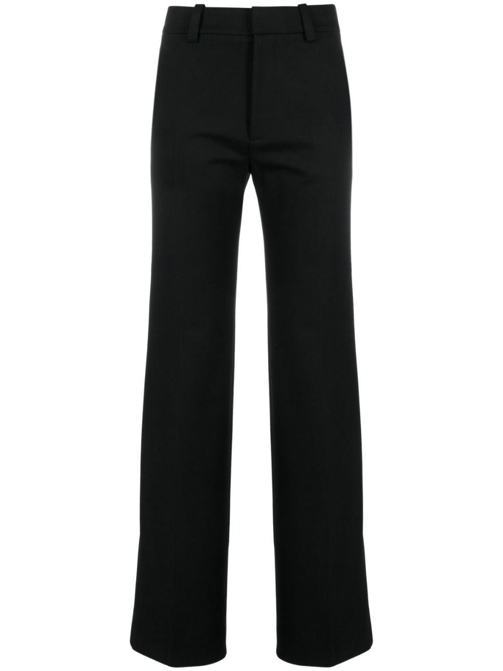 Victoria Beckham high-waist cotton trousers - Black von Victoria Beckham
