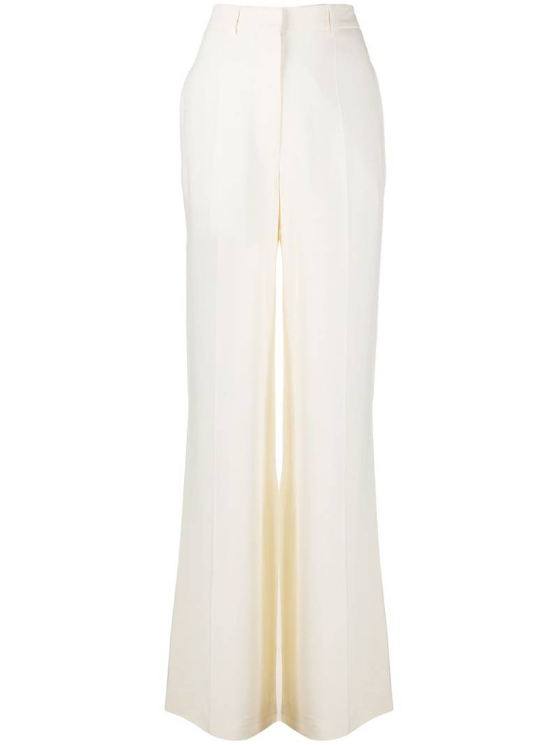 Victoria Beckham high-waisted wide leg trousers - White von Victoria Beckham