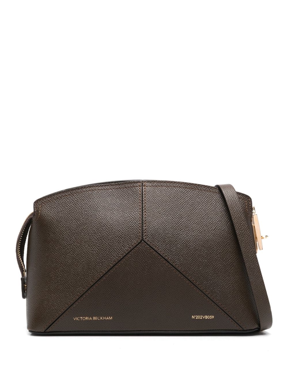 Victoria Beckham leather cross body bag - Brown von Victoria Beckham