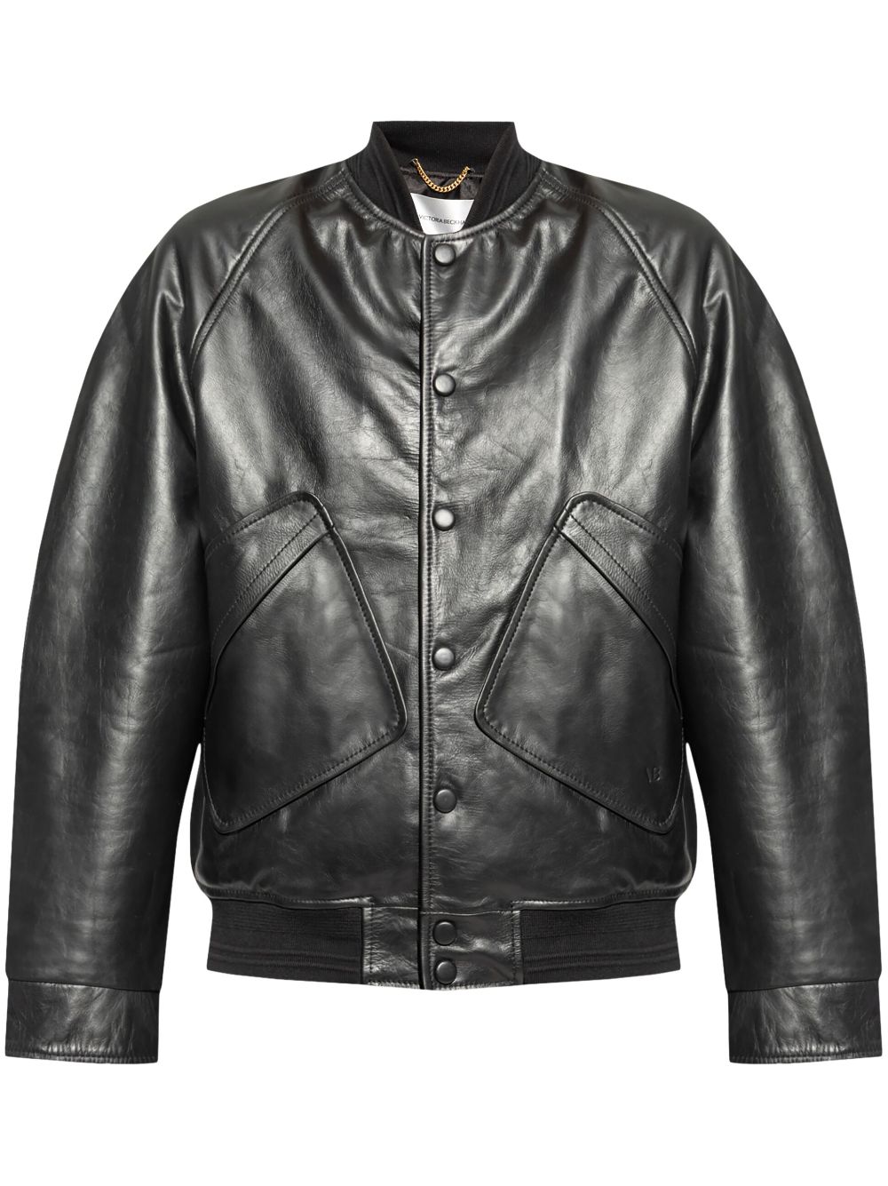 Victoria Beckham leather jacket - Black von Victoria Beckham