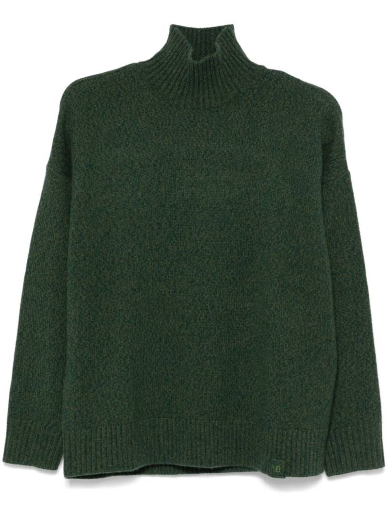 Victoria Beckham mélange-effect sweater - Green von Victoria Beckham