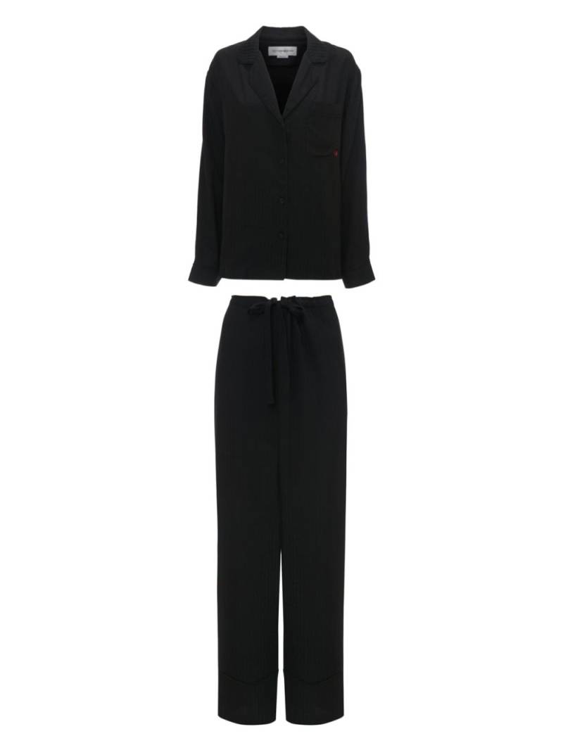 Victoria Beckham monogram pyjama set - Black von Victoria Beckham