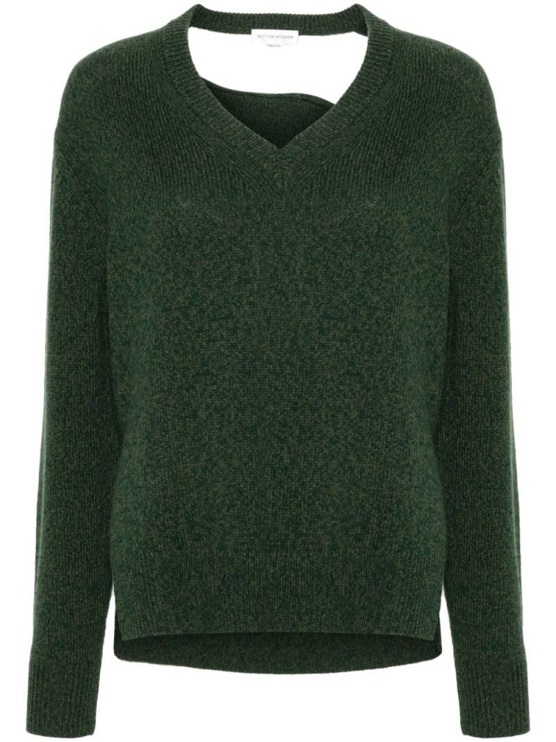 Victoria Beckham open-back sweater - Green von Victoria Beckham