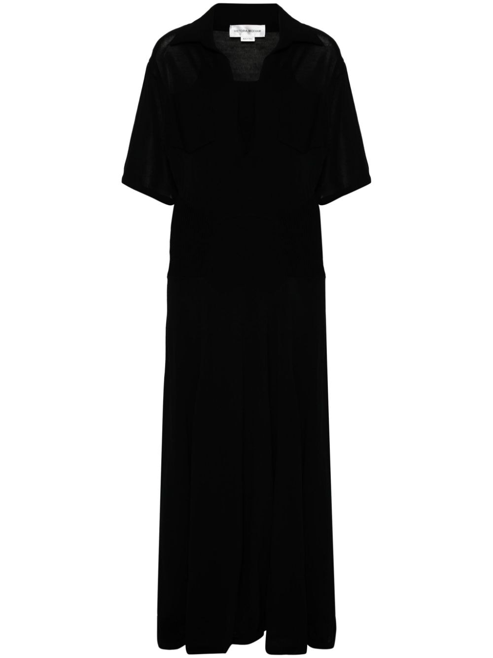 Victoria Beckham panelled knitted dress - Black von Victoria Beckham