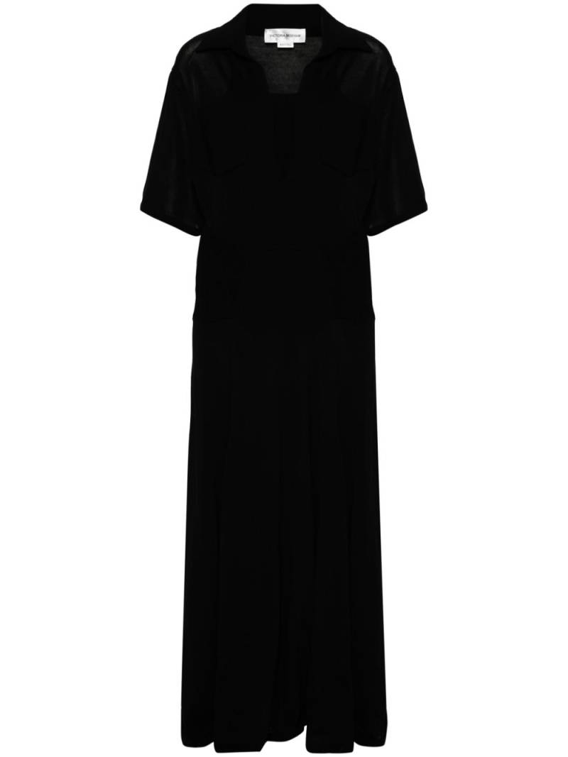 Victoria Beckham panelled knitted dress - Black von Victoria Beckham