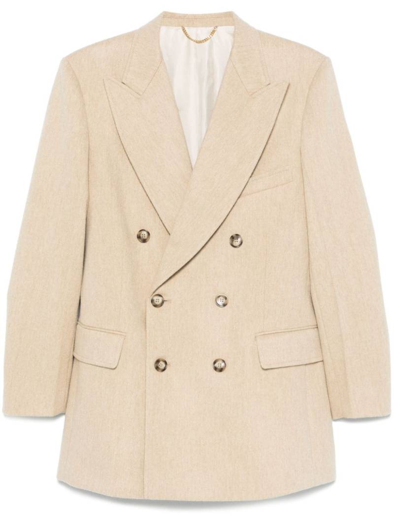 Victoria Beckham peak-lapel blazer - Neutrals von Victoria Beckham