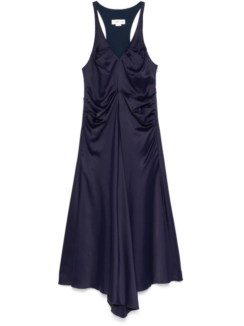 Victoria Beckham pleated maxi dress - Blue von Victoria Beckham