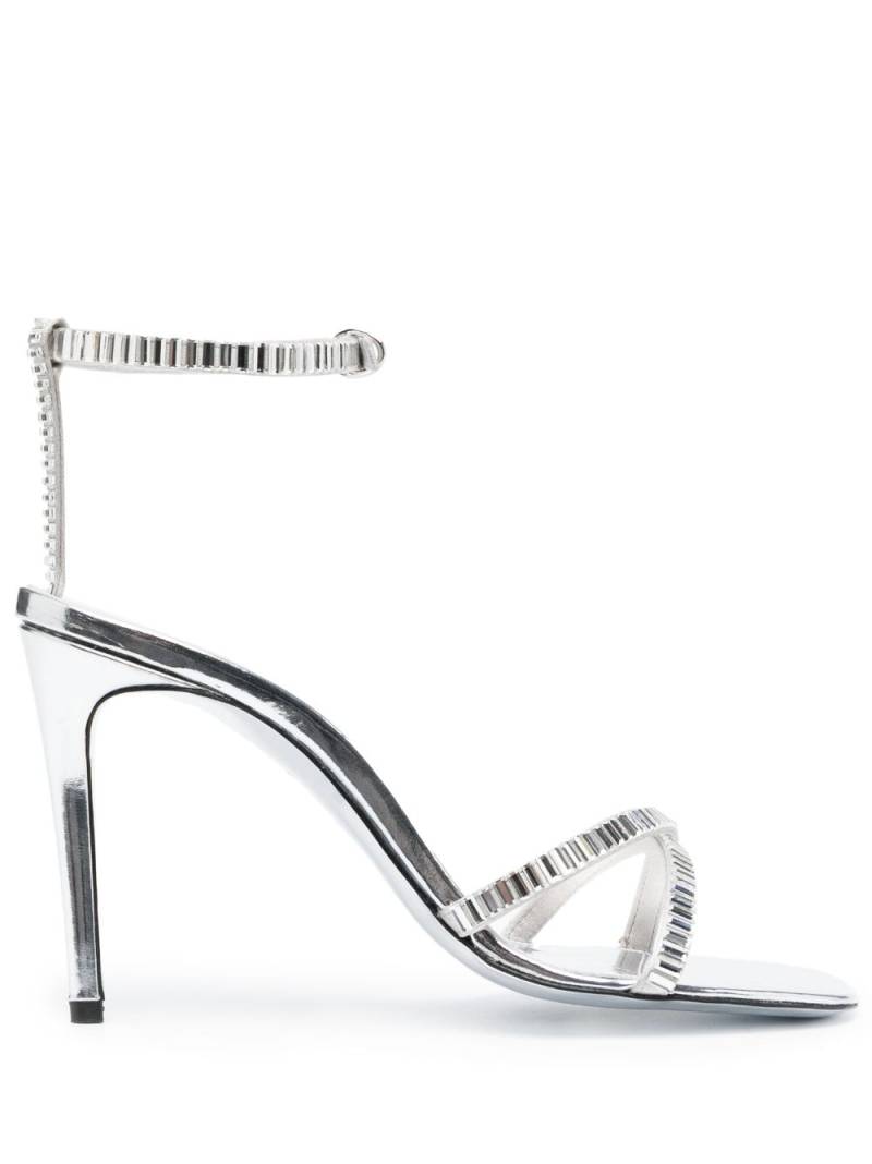 Victoria Beckham rhinestone-embellished sandals - Silver von Victoria Beckham