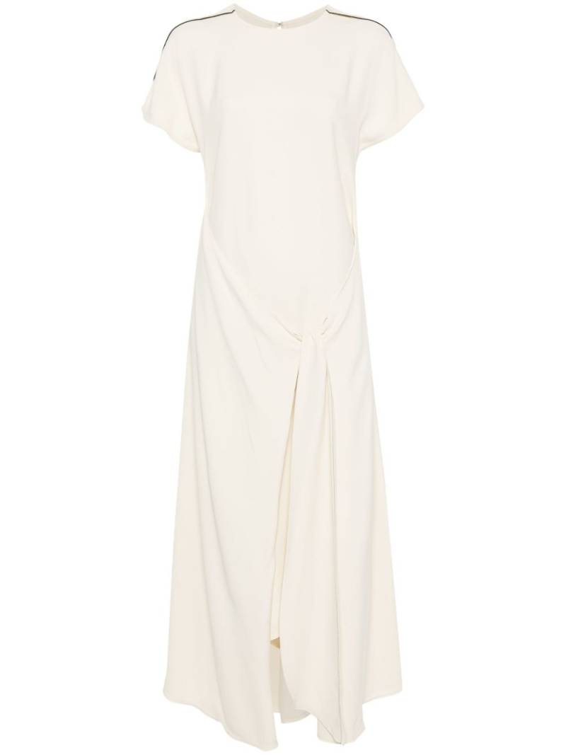 Victoria Beckham sash-detail maxi dress - Neutrals von Victoria Beckham