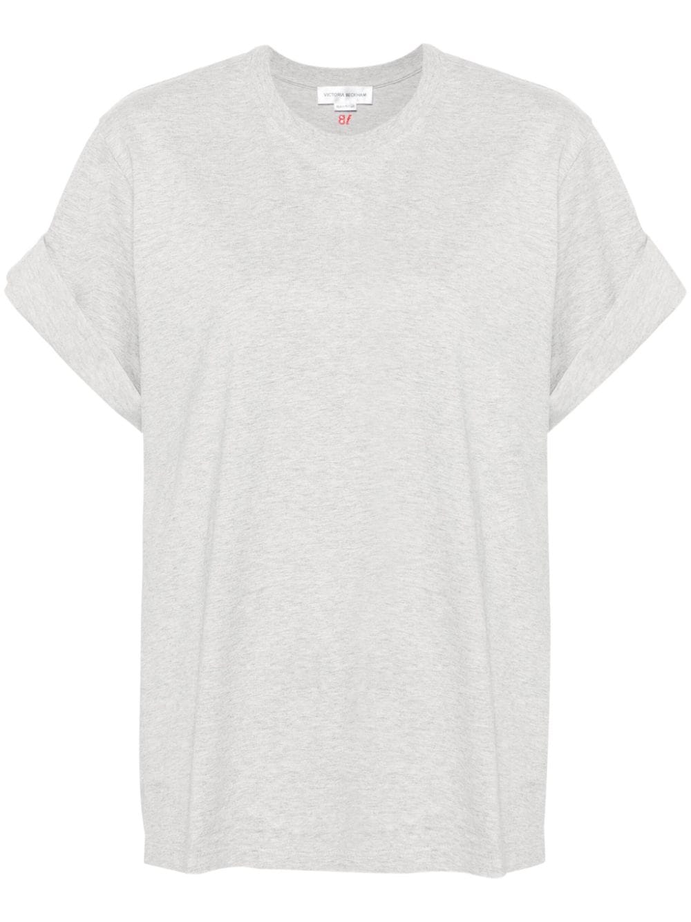 Victoria Beckham short-sleeve organic cotton T-shirt - Grey von Victoria Beckham