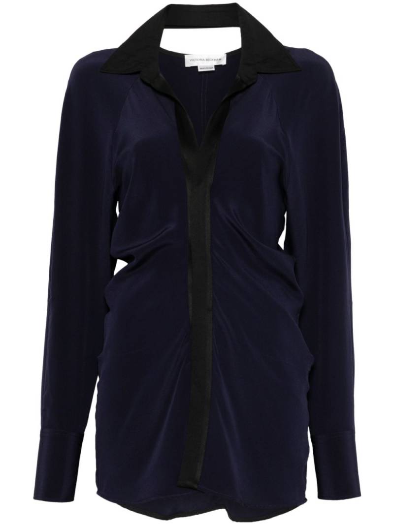 Victoria Beckham silk shirt - Blue von Victoria Beckham