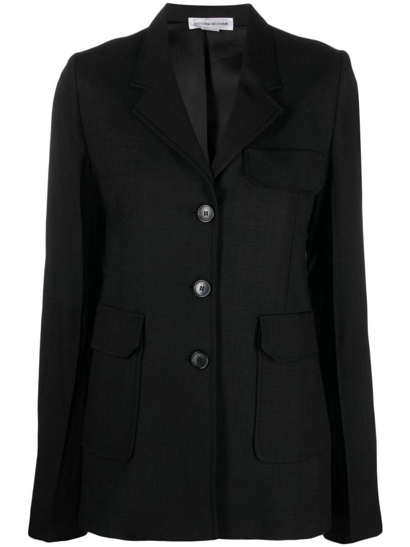 Victoria Beckham single-breasted tailored blazer - Black von Victoria Beckham