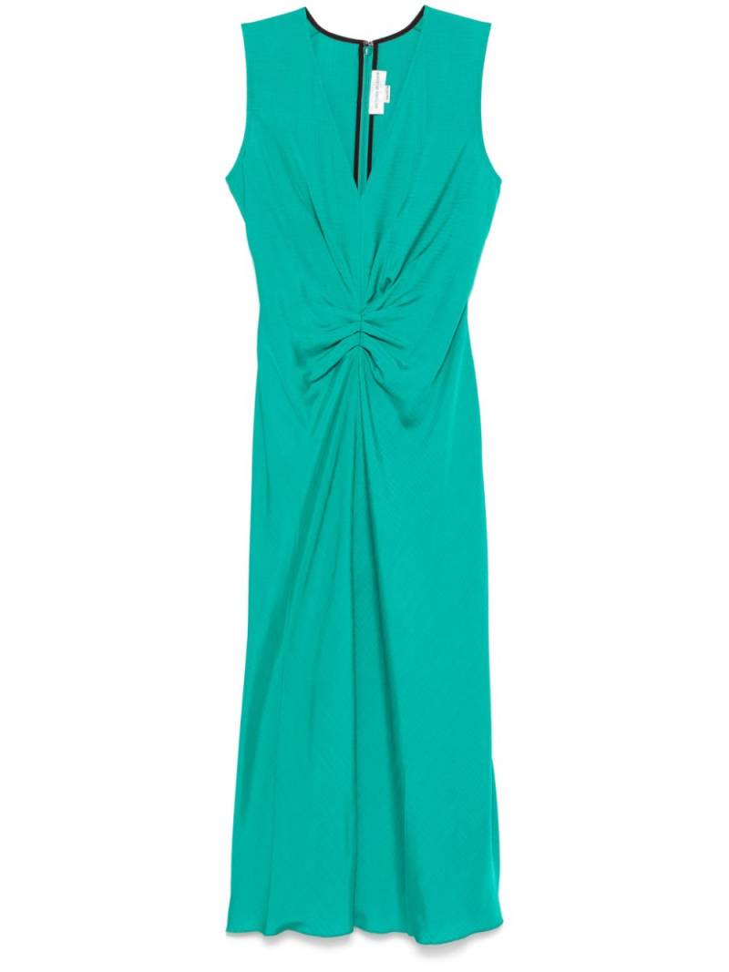 Victoria Beckham sleeveless gathered midi dress - Green von Victoria Beckham