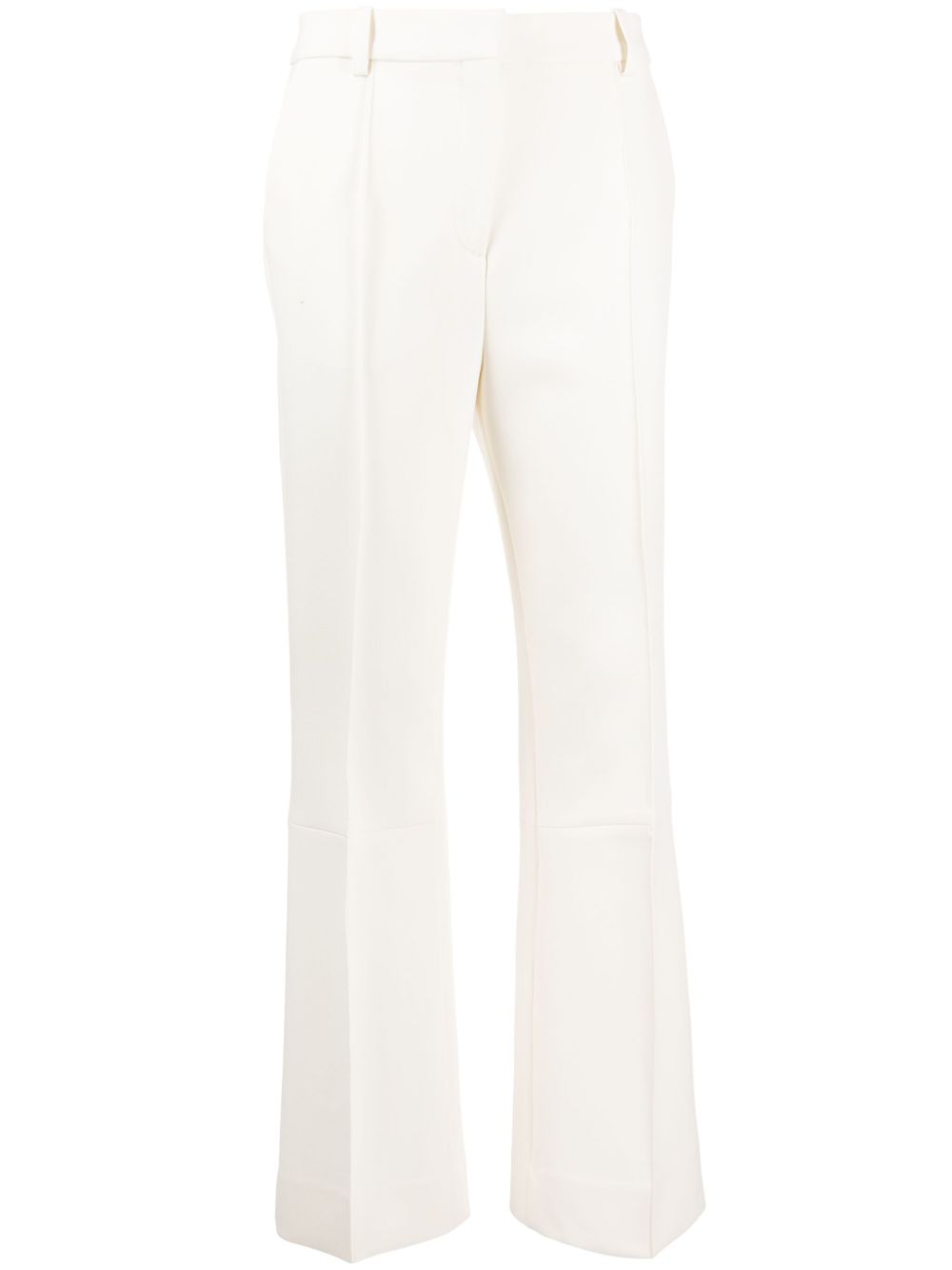 Victoria Beckham tailored cotton-blend trousers - Neutrals von Victoria Beckham